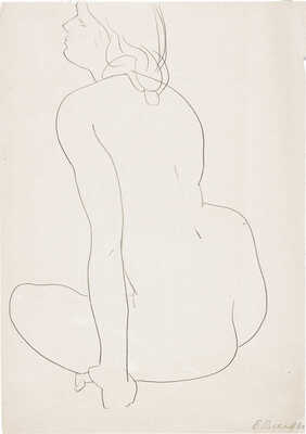 Власов Борис Васильевич. Обнаженная